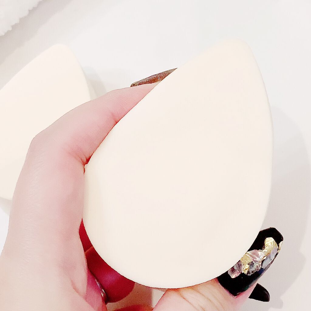 ハイドロ メイクアップスポンジ ウォータードロップ/THE TOOL LAB/パフ・スポンジを使ったクチコミ(4枚目)