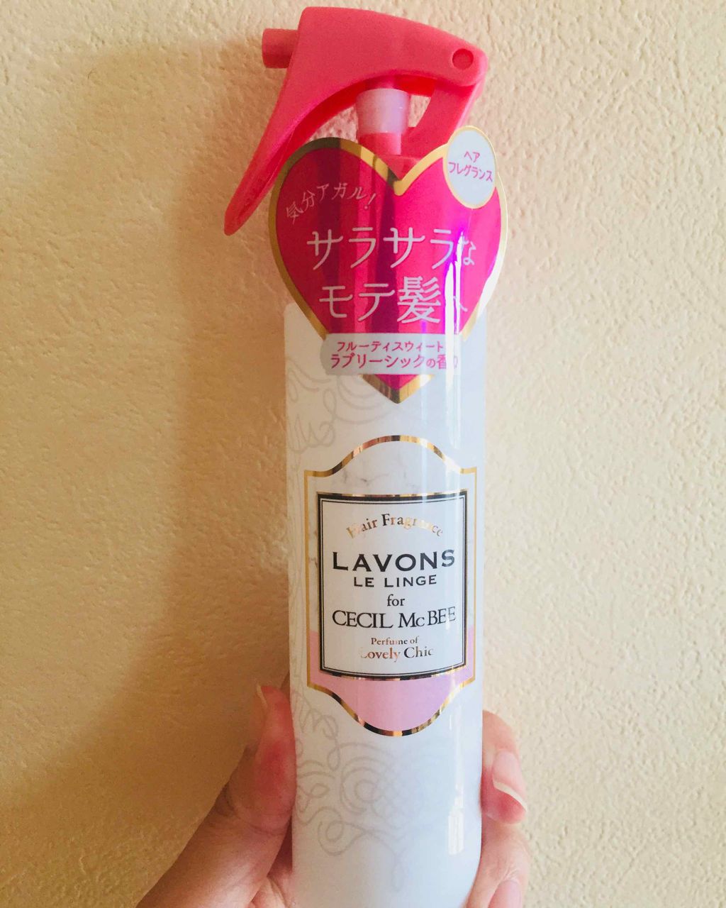 ラボン for CECIL MACBEE セシルマクビー ヘアフレグランスミスト ラブリーシック/ラボン/ヘアミストを使ったクチコミ（1枚目）