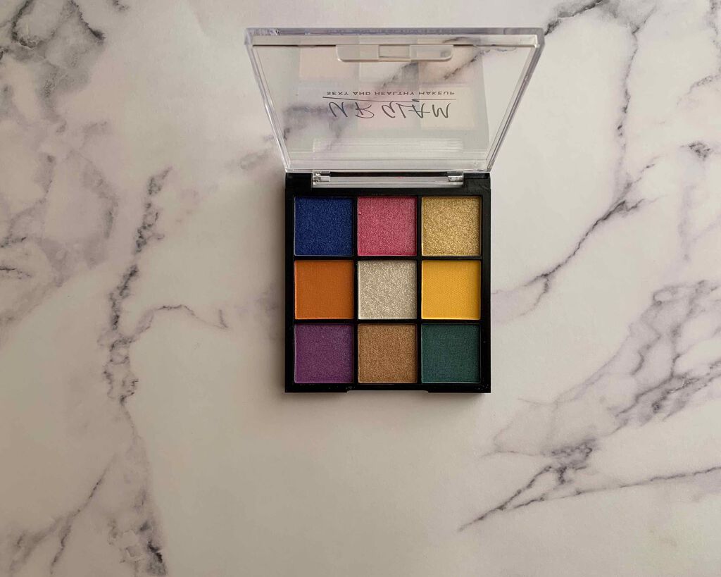 UR GLAM BLOOMING EYE COLOR PALETTE/U R GLAM/アイシャドウパレットを使ったクチコミ(1枚目)