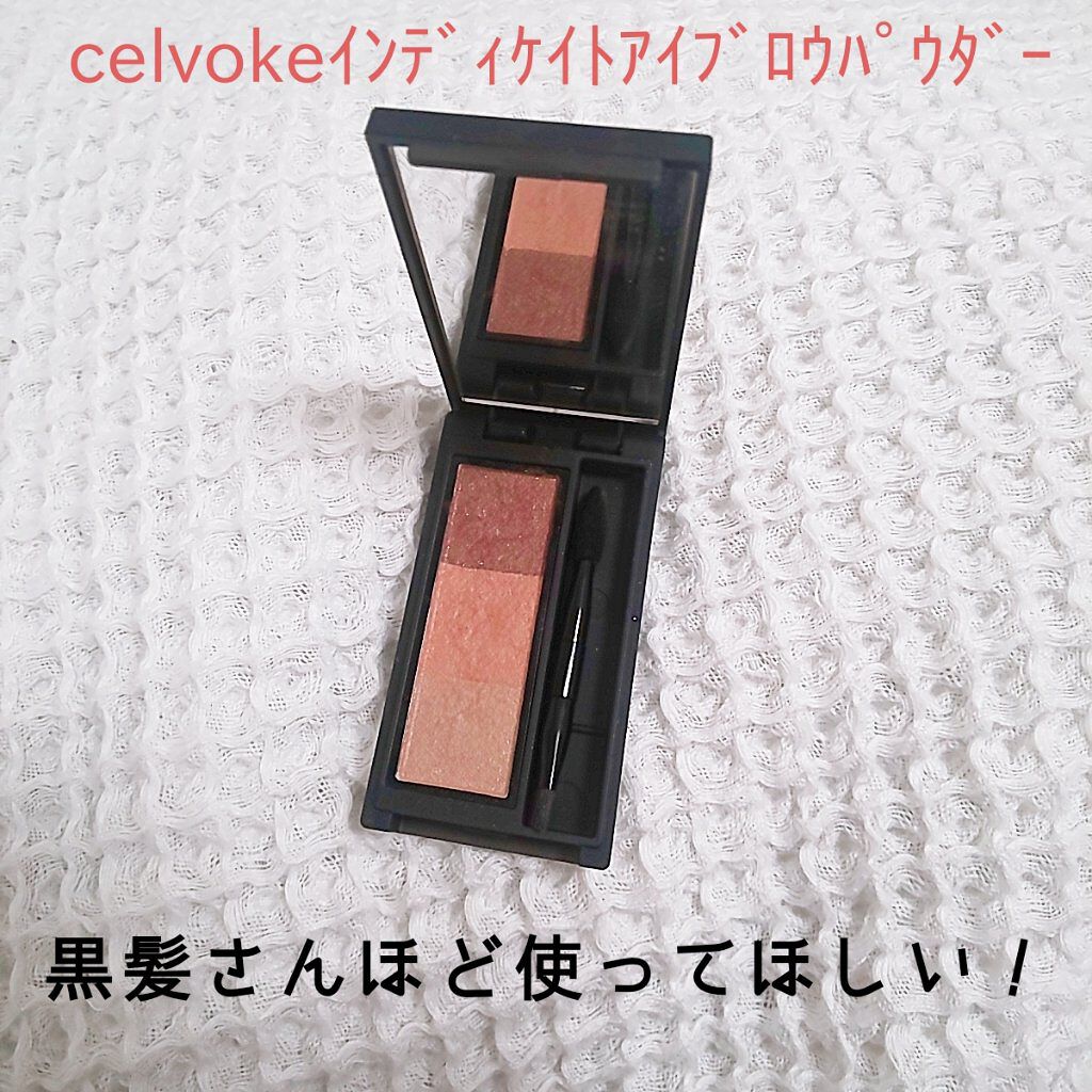 セルヴォーク インディケイトアイブロウパウダー/Celvoke/パウダーアイブロウを使ったクチコミ（1枚目）