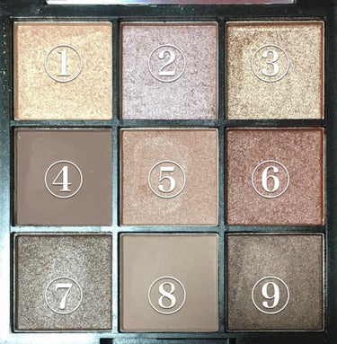 UR GLAM　BLOOMING EYE COLOR PALETTE/U R GLAM/パウダーアイシャドウを使ったクチコミ（2枚目）