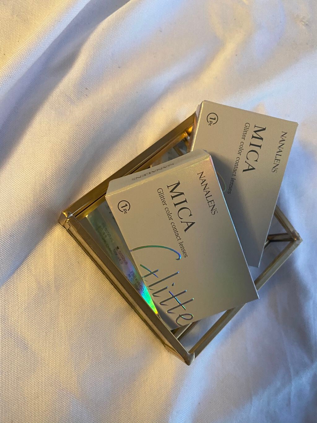 MICA.3month/NANA LENS/カラーコンタクトレンズを使ったクチコミ(1枚目)