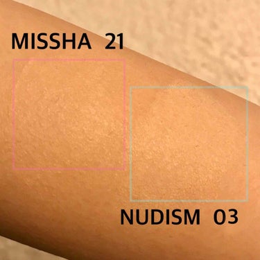 NUDISM MOIST COVER CUSHION/CLIO/クッションファンデーションを使ったクチコミ（3枚目）