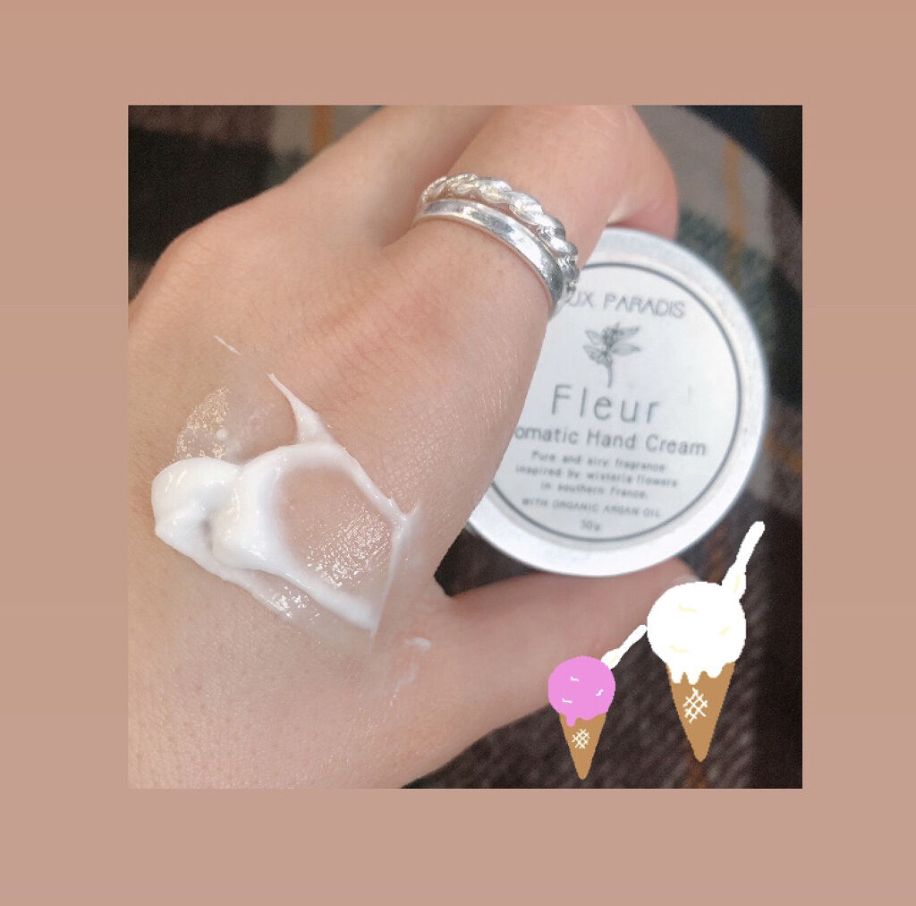 アロマティック ハンドクリーム #03 Fleur/AUX PARADIS/ハンドクリームを使ったクチコミ（3枚目）