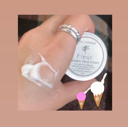 アロマティック ハンドクリーム #03 Fleur/AUX PARADIS/ハンドクリームを使ったクチコミ(3枚目)