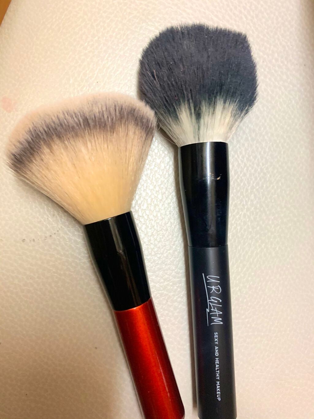 春姫 ファンデーションブラシ/DAISO/メイクブラシを使ったクチコミ(3枚目)