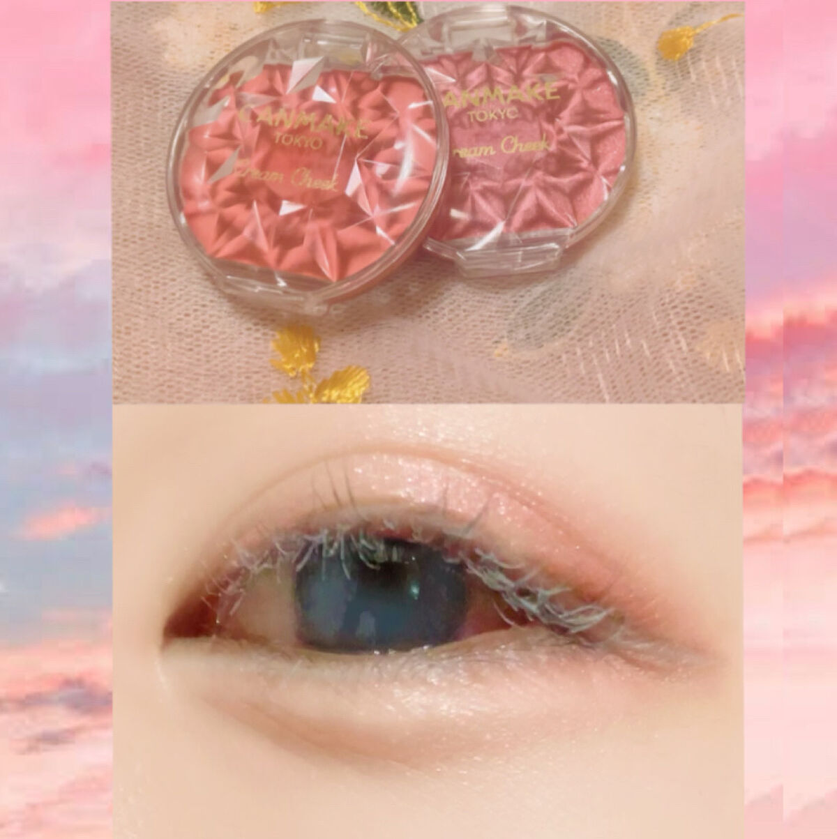 クリームチーク/キャンメイク/ジェル・クリームチークを使ったクチコミ（2枚目）