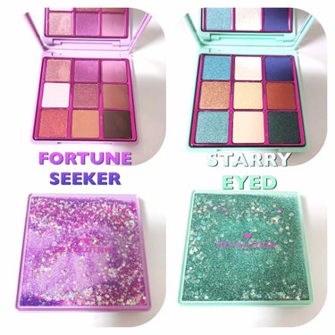 I Heart Revolution Glitter Palette Fortune Seeker/MAKEUP REVOLUTION/アイシャドウパレットを使ったクチコミ（1枚目）