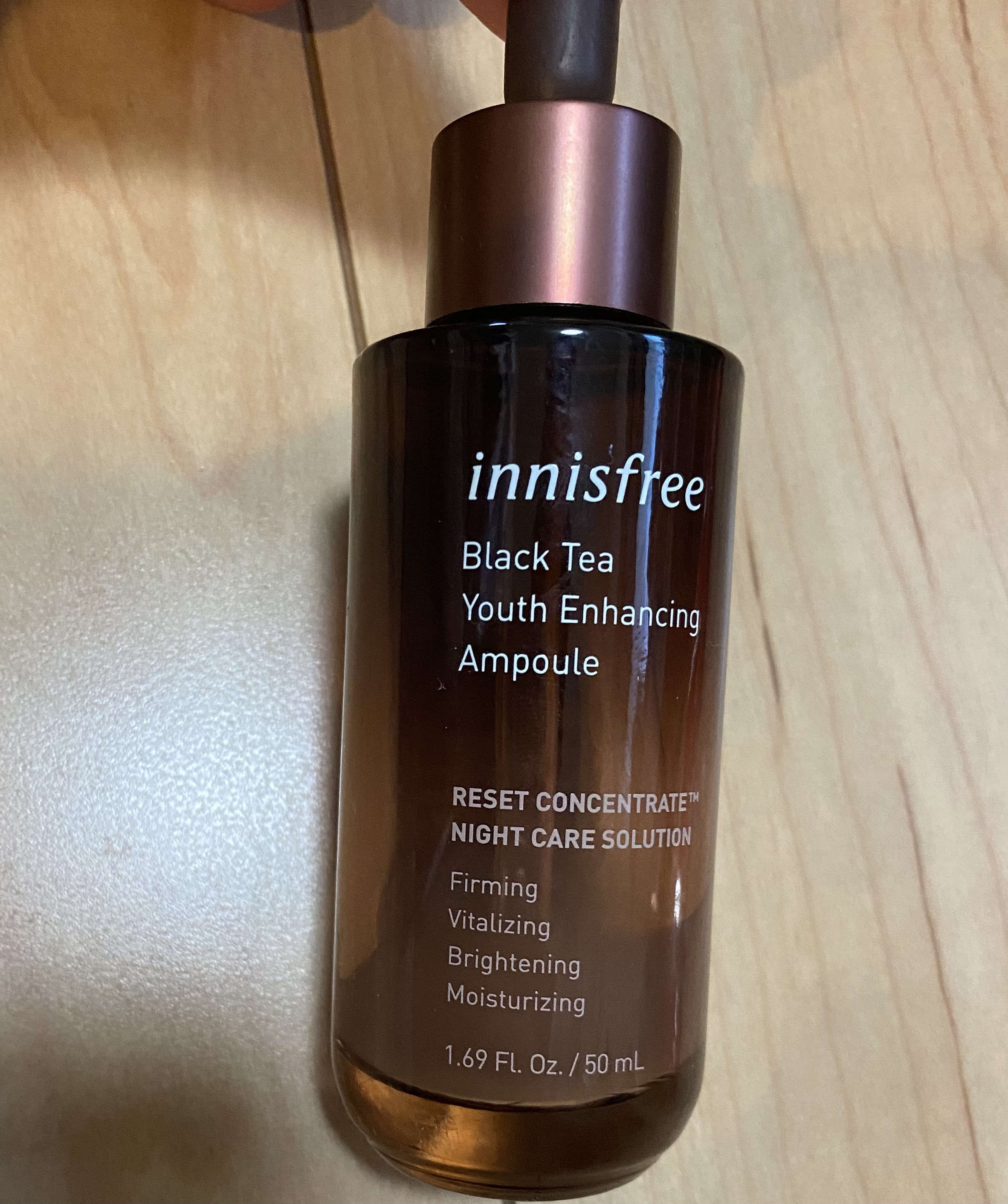 ブラックティー ユース セラム 本体30ml（旧）/innisfree/美容液を使ったクチコミ（1枚目）