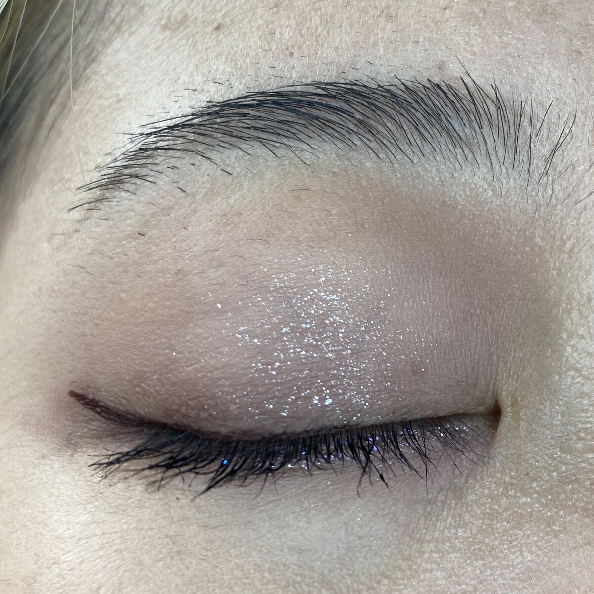 スパークル リキッド アイズ G02 euphoria（ユーフォリア）/MilleFée/リキッドアイシャドウを使ったクチコミ（2枚目）
