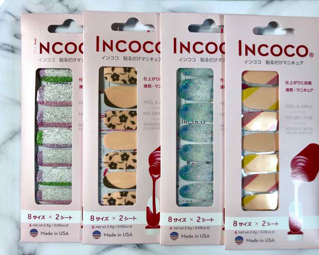 INCOCO インココ マニキュアシート/インココ/ネイルシールを使ったクチコミ(1枚目)