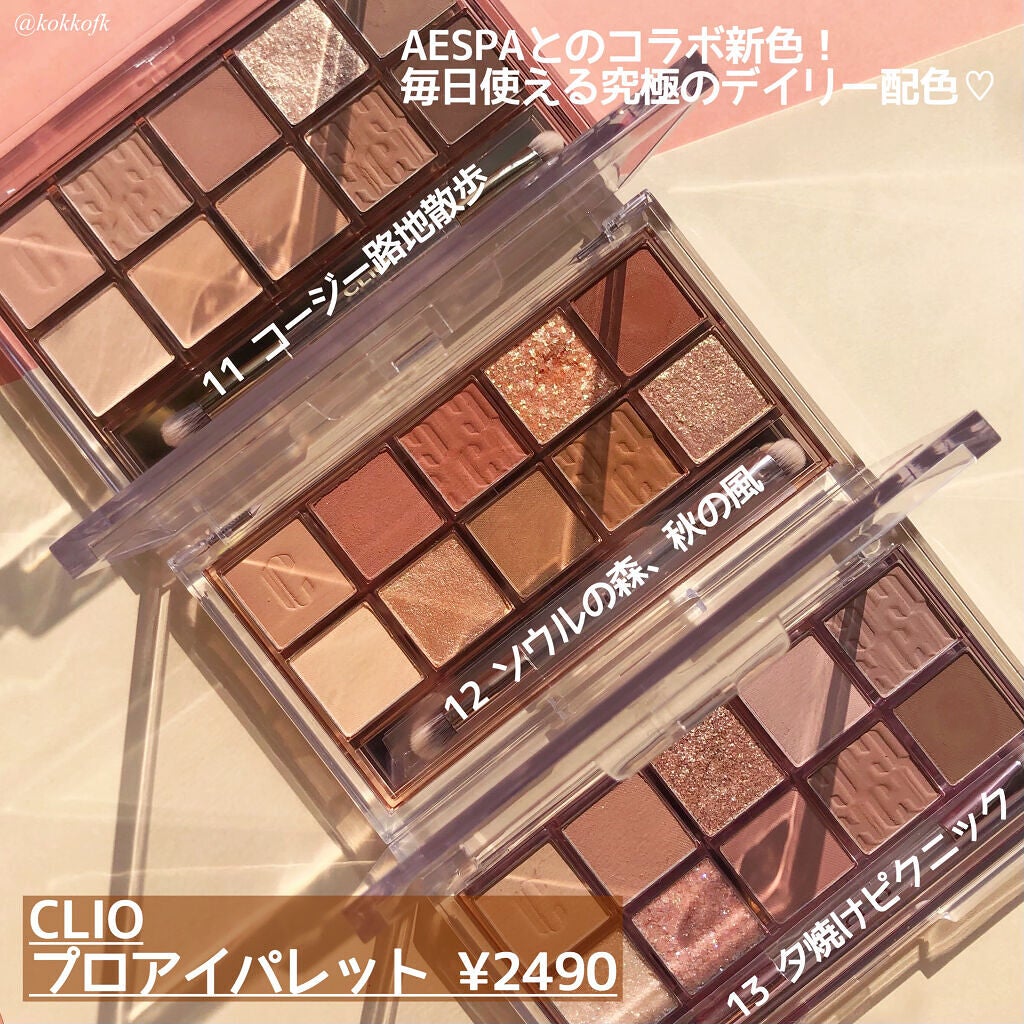 プロ アイ パレット/CLIO/アイシャドウパレットを使ったクチコミ(2枚目)