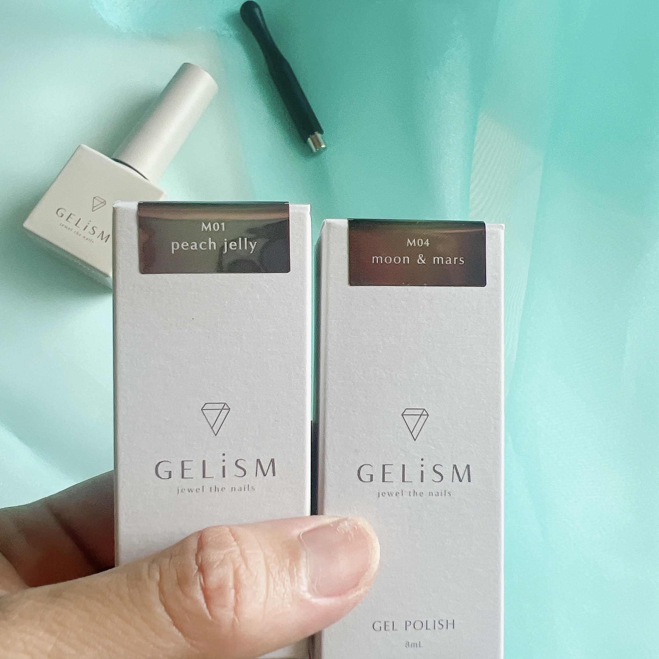 GELiSM (ジェリズム) M04 moon&mars/D-UP/ジェルネイルを使ったクチコミ（3枚目）
