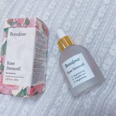 Bonajour ローズステムセルセラムのクチコミ「本物の薔薇を感じられる

✔Bonajour ローズステムセルセラム
Qoo10の"Bonaj.....」（3枚目）