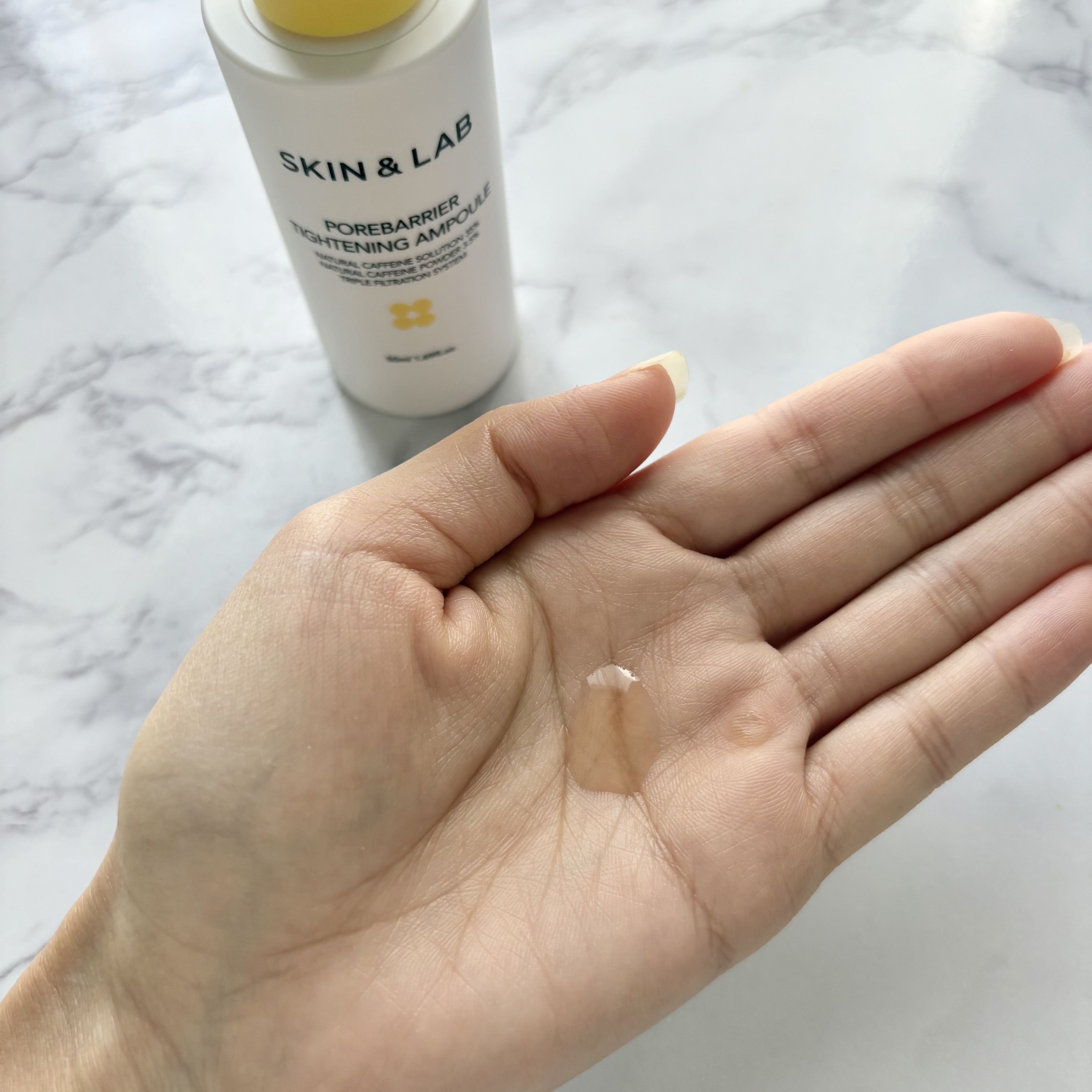 ポアバリアタイトニングアンプル/SKIN&LAB/美容液を使ったクチコミ（3枚目）
