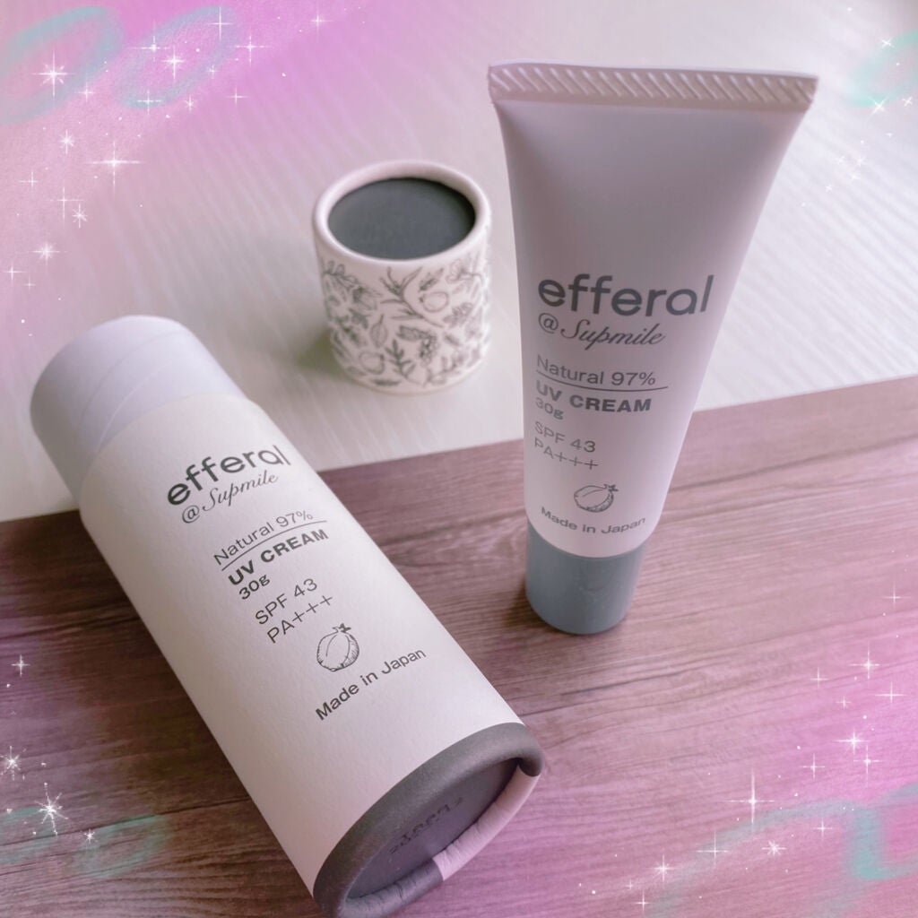 ナチュラルUVケアクリーム/efferal/日焼け止めクリームを使ったクチコミ(1枚目)