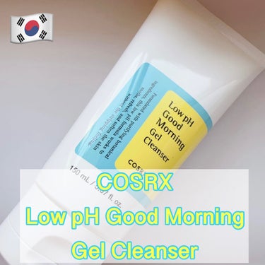COSRX 弱酸性グッドモーニングジェルクレンザーのクチコミ「COSRX 弱酸性グッドモーニングジェルクレンザー

朝用のクレンザーです！

朝に水や、ぬる.....」（1枚目）
