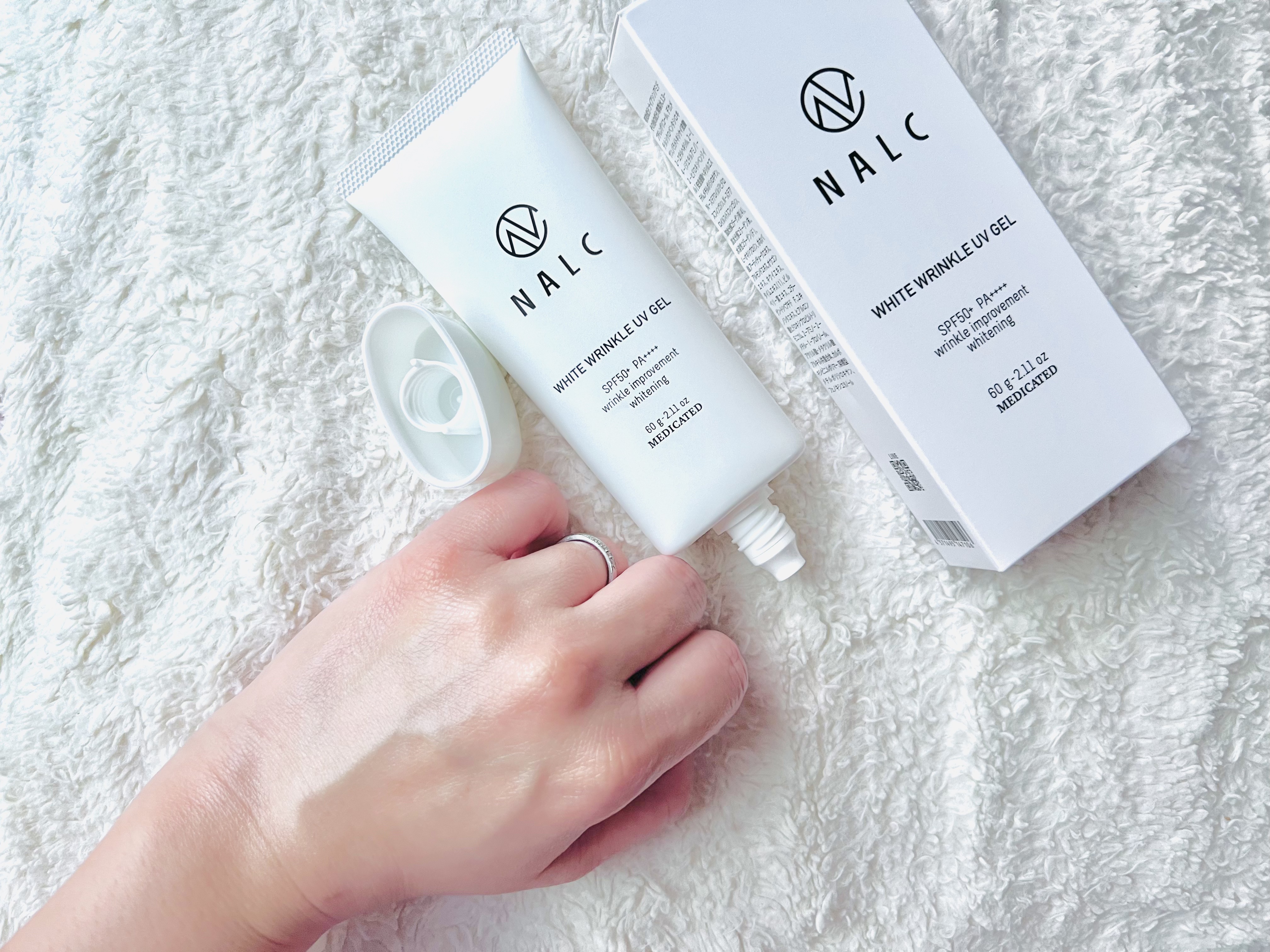 薬用ホワイトリンクルUVジェル/NALC/日焼け止めジェルを使ったクチコミ（3枚目）