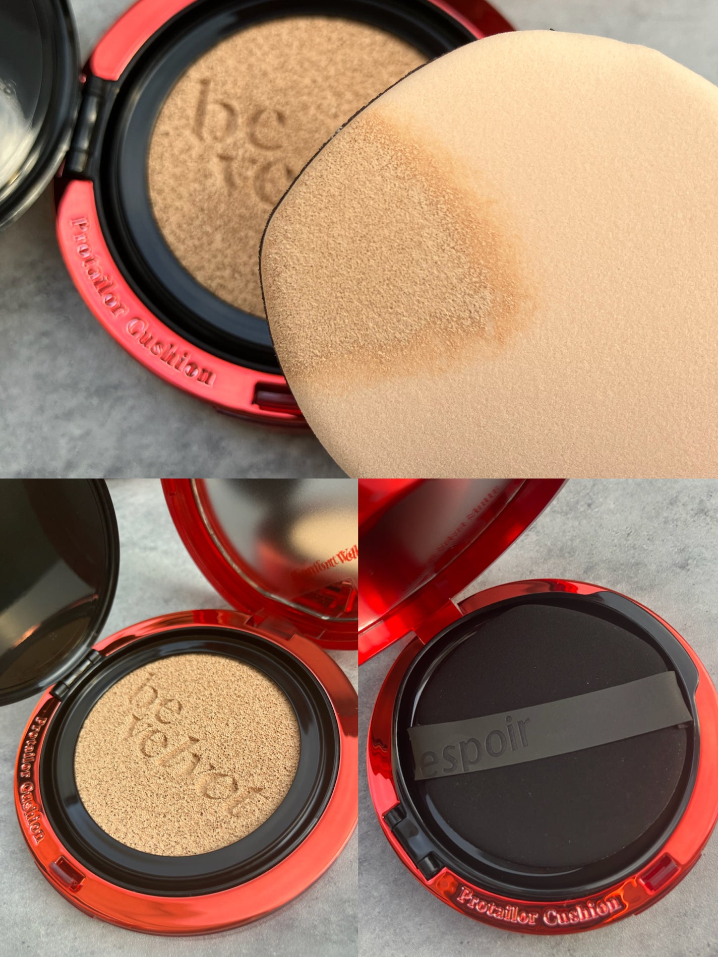 プロテーラービーベルベットカバークッション/espoir/クッションファンデーションを使ったクチコミ(2枚目)