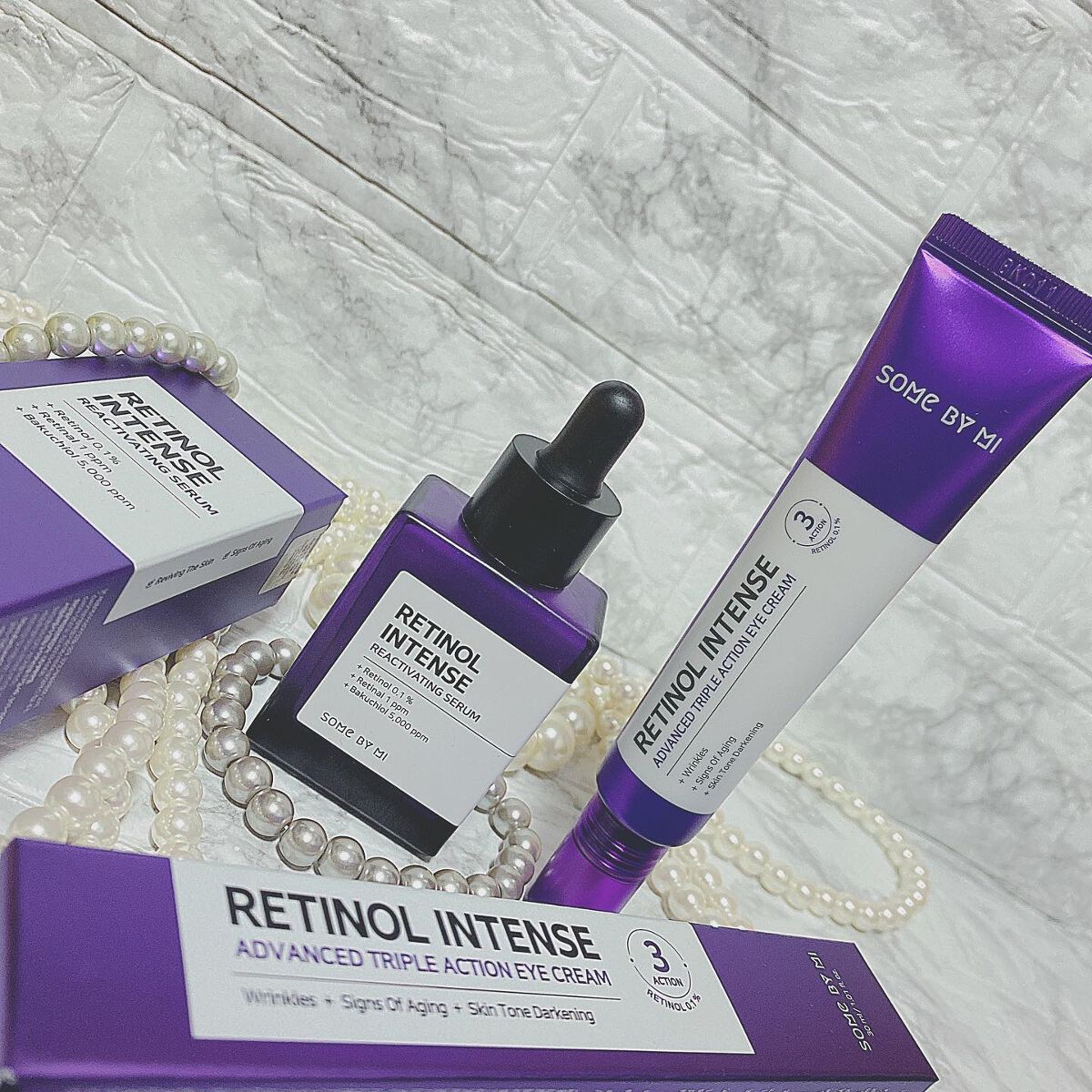 レチノールインテンシブ アドバンスドトリプルアクションアイクリーム/SOME BY MI/アイケア・アイクリームを使ったクチコミ（2枚目）
