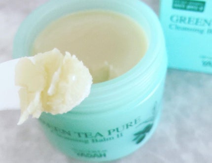 グリーンティーピュアクレンジングバームⅡ/YADAH/クレンジングバームを使ったクチコミ(3枚目)