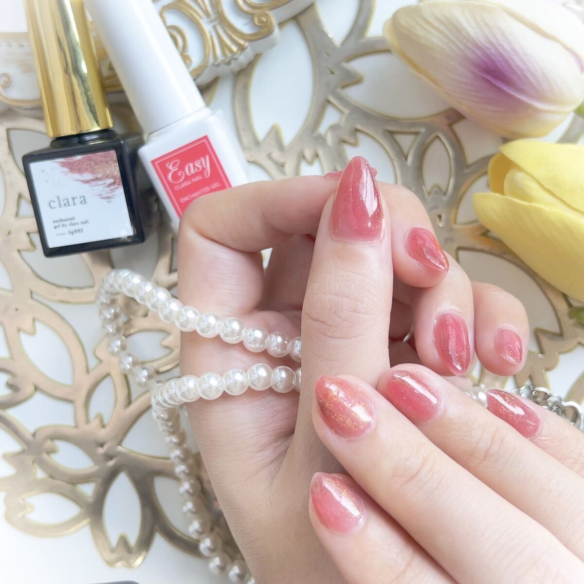 Clara Gel カラージェル　star galaxy/Clara/ジェルネイルを使ったクチコミ（1枚目）