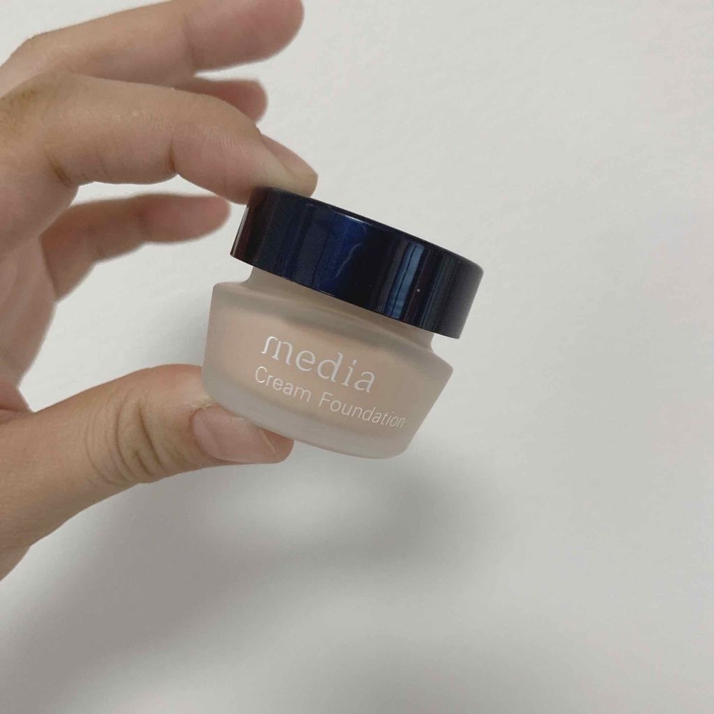 クリームファンデーション〈ミニ〉/media/クリーム・エマルジョンファンデーションを使ったクチコミ(1枚目)