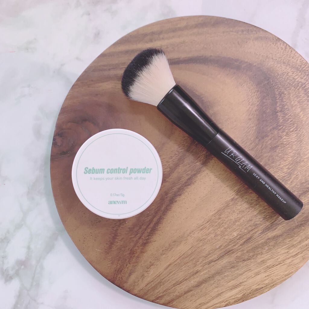 UR GLAM　CHEEK BRUSH/U R GLAM/メイクブラシを使ったクチコミ（2枚目）
