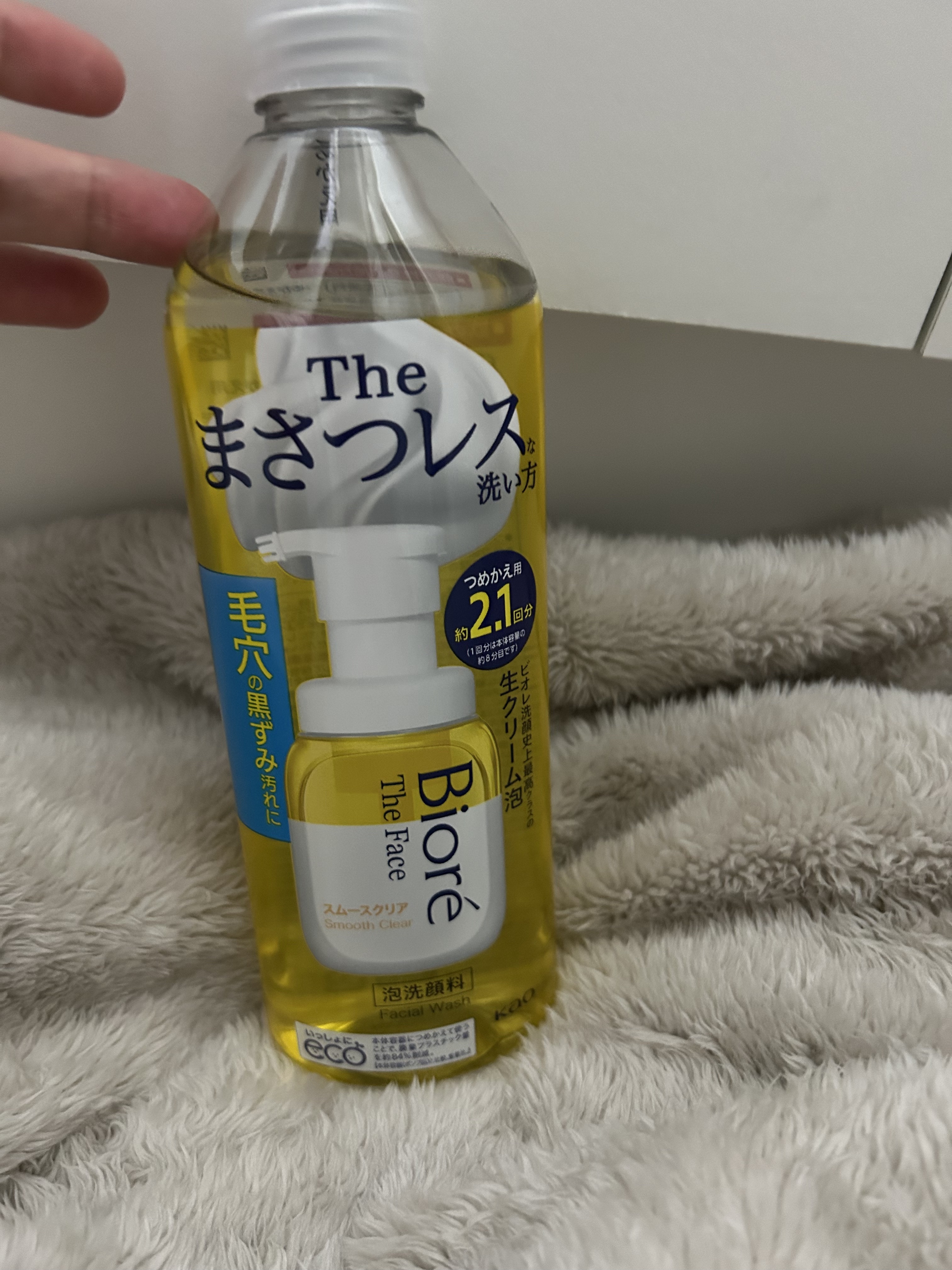 ビオレ ザフェイス 泡洗顔料 スムースクリア つめかえ用(340ml)/ビオレ/泡洗顔を使ったクチコミ（1枚目）