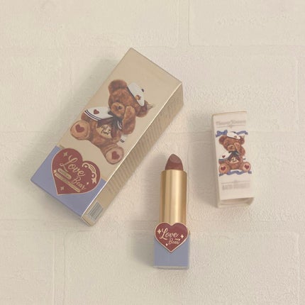 Love Bear マットリップスティック ストロベリーベア/FlowerKnows/口紅を使ったクチコミ(1枚目)