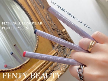 FENTY BEAUTY BY RIHANNA FLYPENCIL  LONGWEAR PENCIL EYELINEARのクチコミ「＼こすっても濡れても落ちない／
@fentybeauty のアイペンシル🖍
全22色　19......」（1枚目）