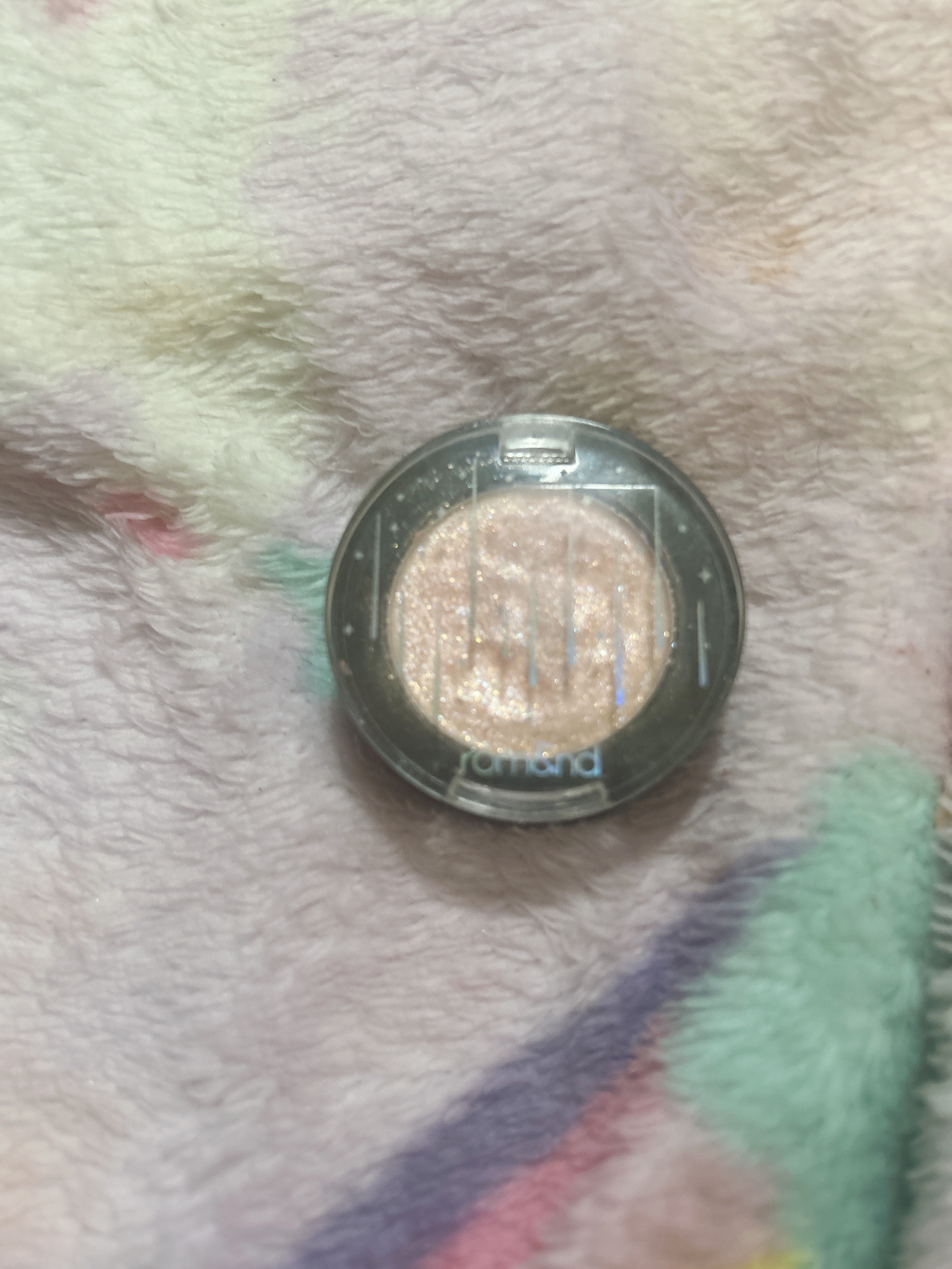 グリッター シャドウ カラー 02 ホワイトホール(WHITE HOLE)/rom&nd/グリッターを使ったクチコミ（1枚目）