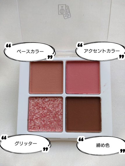 プチポケットアイシャドウパレット 02 Golden Gate Bridge(ゴールデンゲートブリッジ)/SO GLAM/アイシャドウパレットを使ったクチコミ(2枚目)