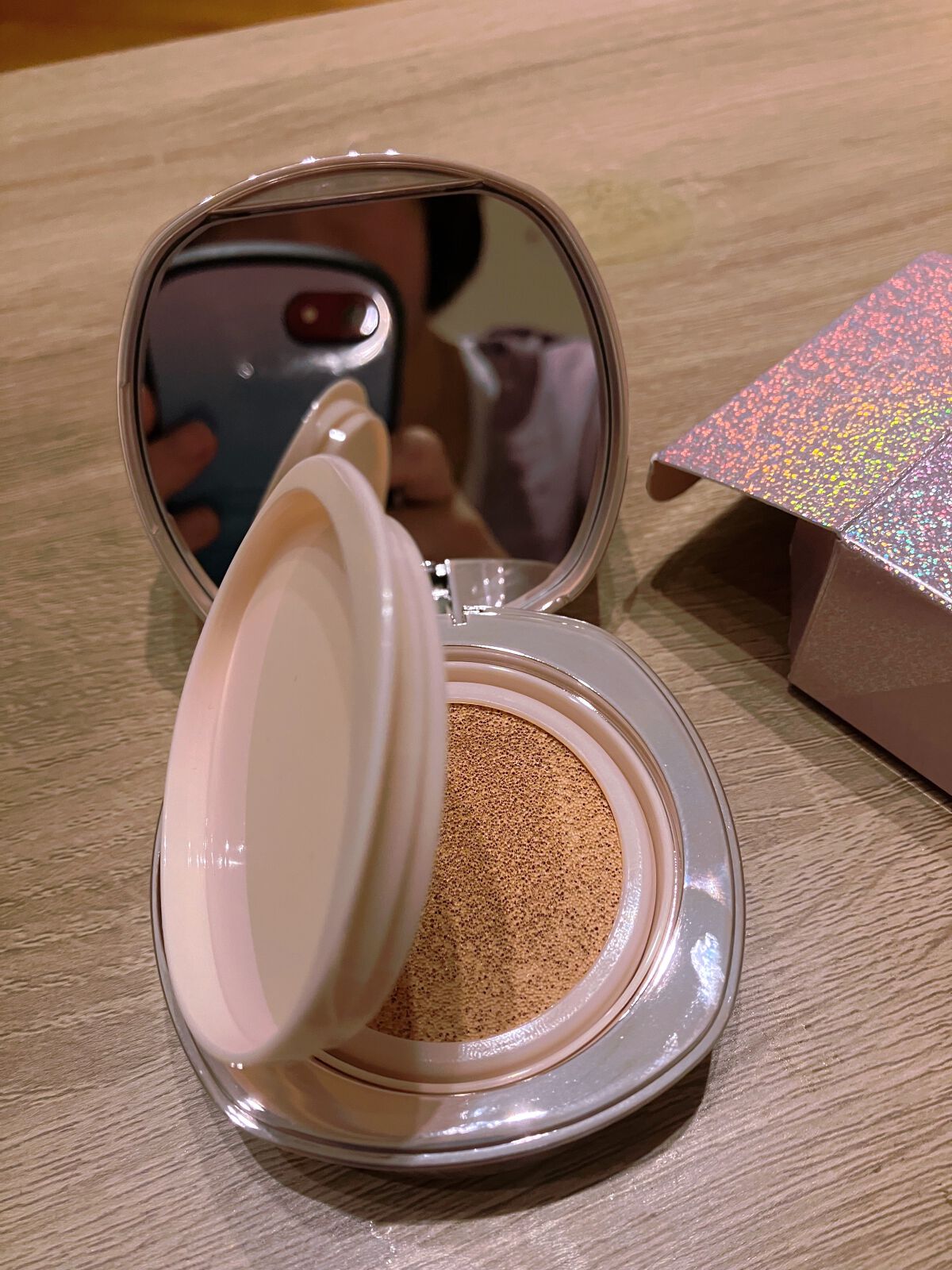 エクスパート マルチ カバー トーンアップ クッション/VDL/クッションファンデーションを使ったクチコミ（3枚目）