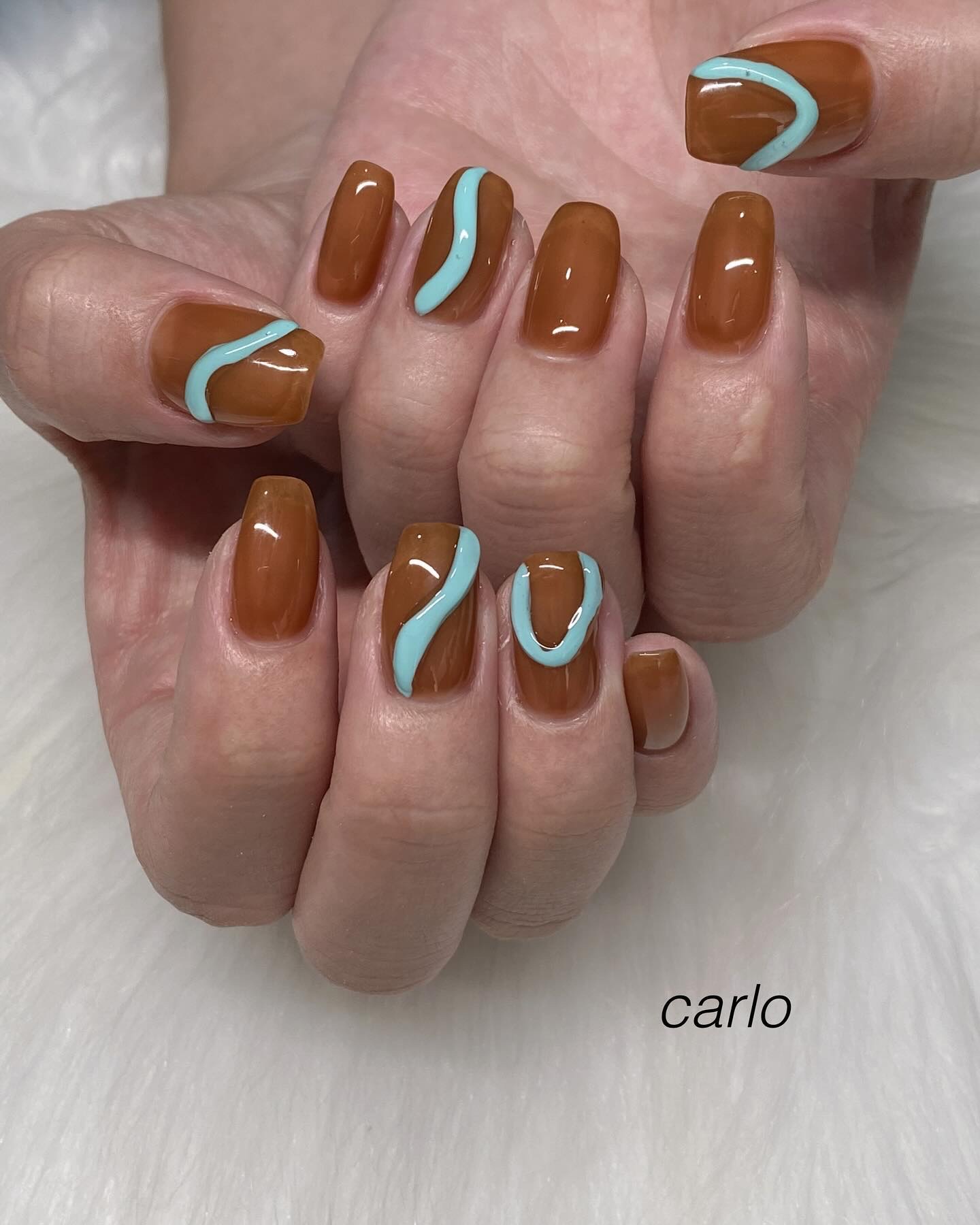 #ネイル,#手書きネイル,#ニュアンスネイル,#マグネットネイル,#トレンドネイルのネイルデザイン