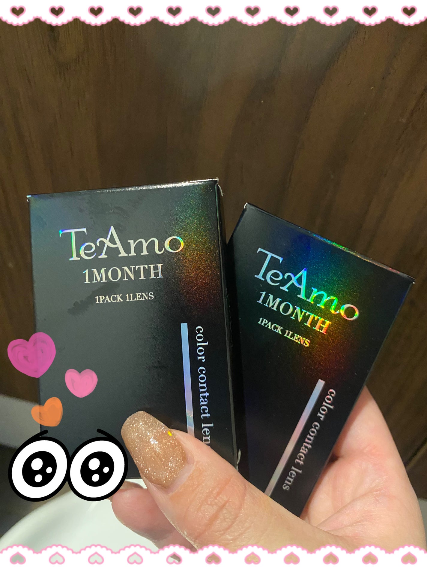 TeAmo 1month/TeAmo/1ヶ月(1MONTH)カラコンを使ったクチコミ(1枚目)