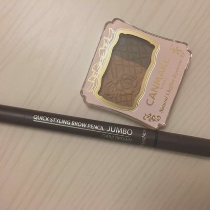 ナチュラルシフォンアイブロウ/キャンメイク/パウダーアイブロウを使ったクチコミ(2枚目)