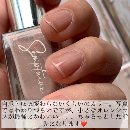 Somptueux(ソンプチュー) ネイルポリッシュ/DAISO/マニキュアを使ったクチコミ(2枚目)
