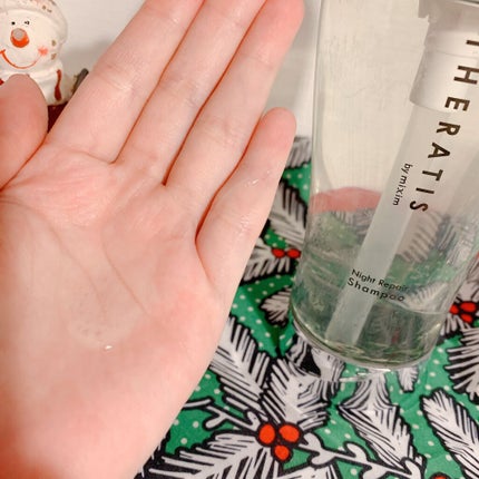 ナイトリペア シャンプー/ヘアトリートメント/THERATIS/シャンプー・コンディショナーを使ったクチコミ(3枚目)