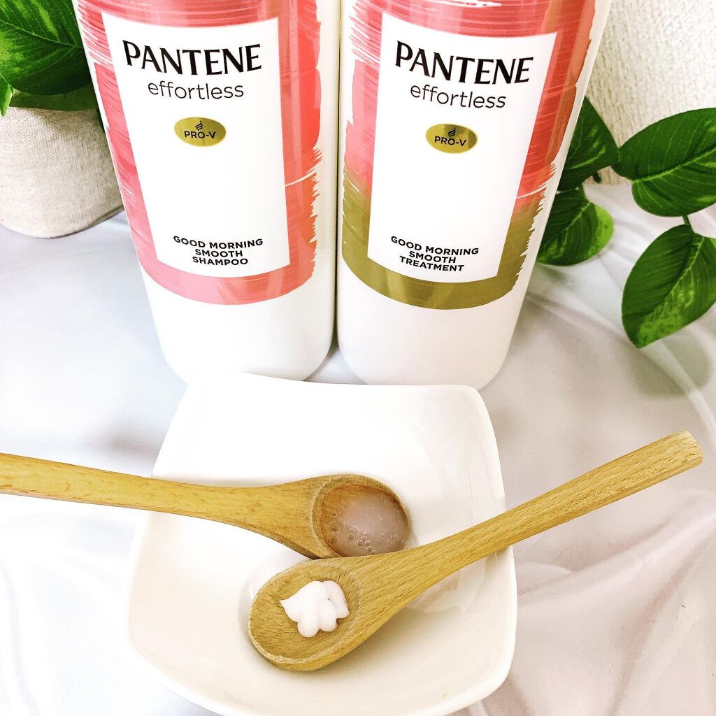 パンテーン エフォートレス グッドモーニング スムース シャンプー／トリートメント/パンテーン/市販シャンプーを使ったクチコミ（2枚目）
