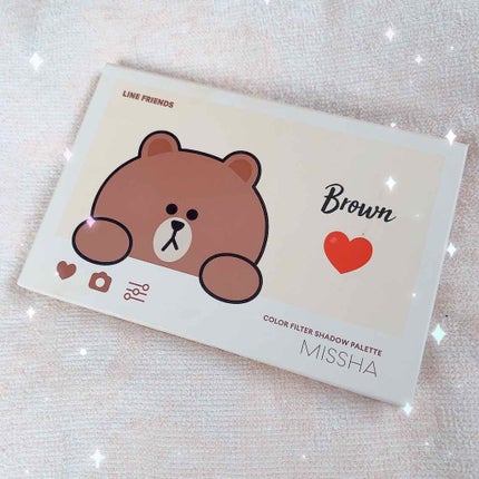 カラーフィルターシャドウパレット(ラインフレンズエディション)/MISSHA/アイシャドウパレットを使ったクチコミ(1枚目)