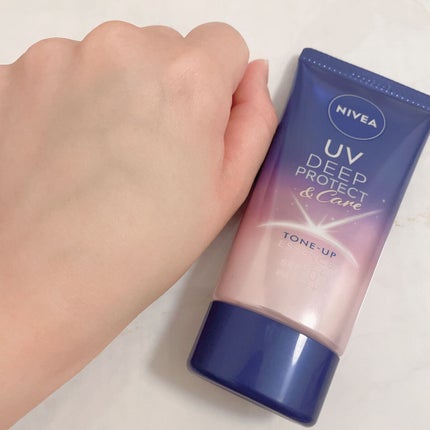 ニベアUV ディープ プロテクト&ケア トーンアップ エッセンス/ニベア/日焼け止めローションを使ったクチコミ(4枚目)