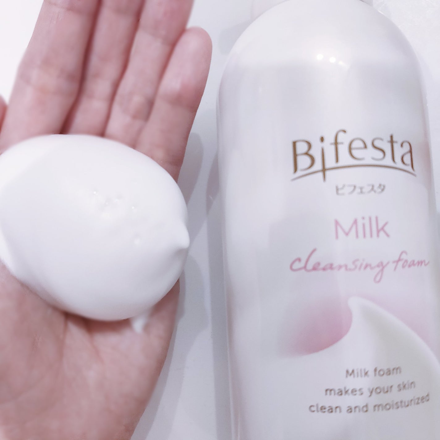 もっちりミルク泡クレンジング/ビフェスタ/クレンジングを使ったクチコミ(3枚目)