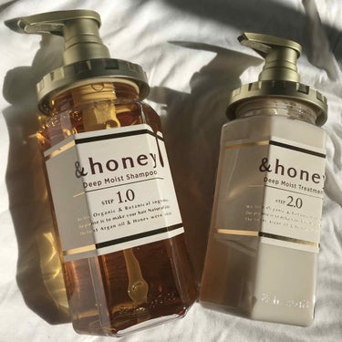 ディープモイスト シャンプー1.0／ヘアトリートメント2.0/&honey/シャンプー・コンディショナーを使ったクチコミ（2枚目）