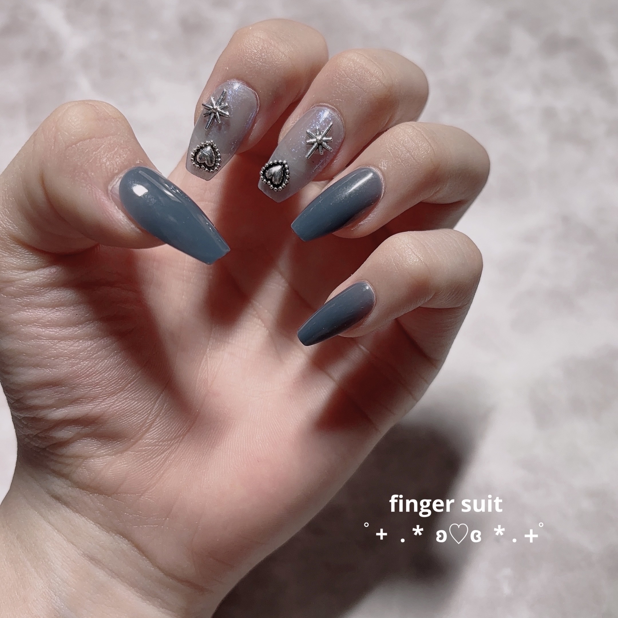 ネイルチップ(シールタイプ)/FINGER SUIT/ネイルチップ・パーツを使ったクチコミ（1枚目）