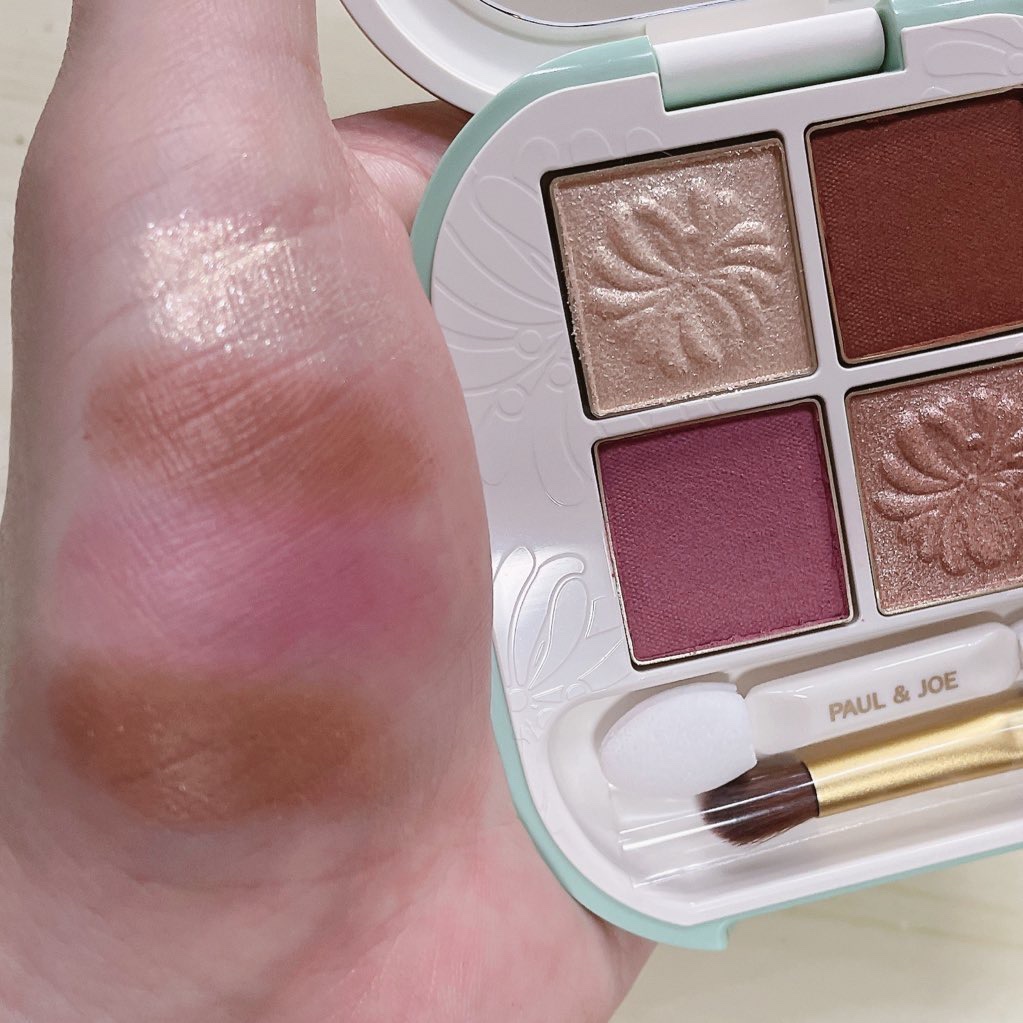 ポール ＆ ジョー アイデザイン パレット 01 カフェテラス/PAUL & JOE BEAUTE/アイシャドウパレットを使ったクチコミ（3枚目）