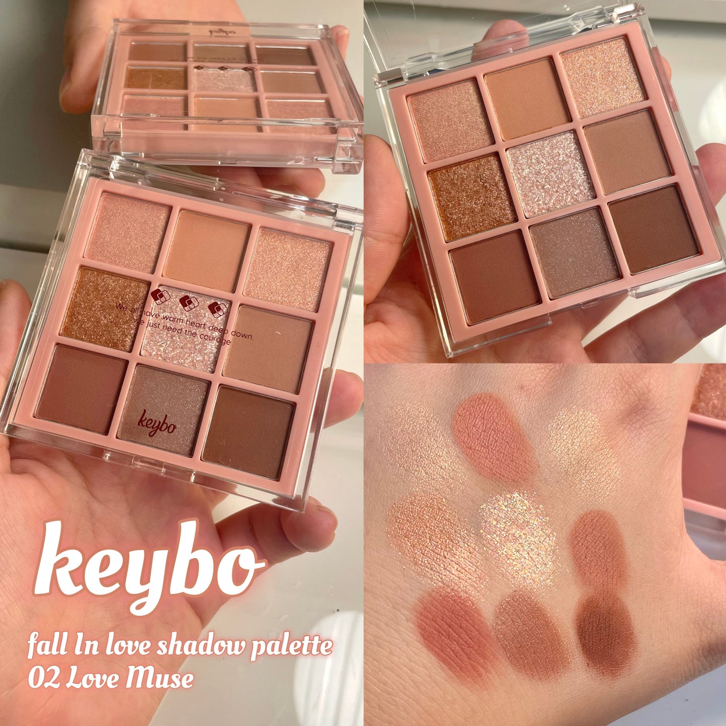 KEYBO FALL IN LOVE SHADOW PALETTE/keybo/アイシャドウパレットを使ったクチコミ(1枚目)