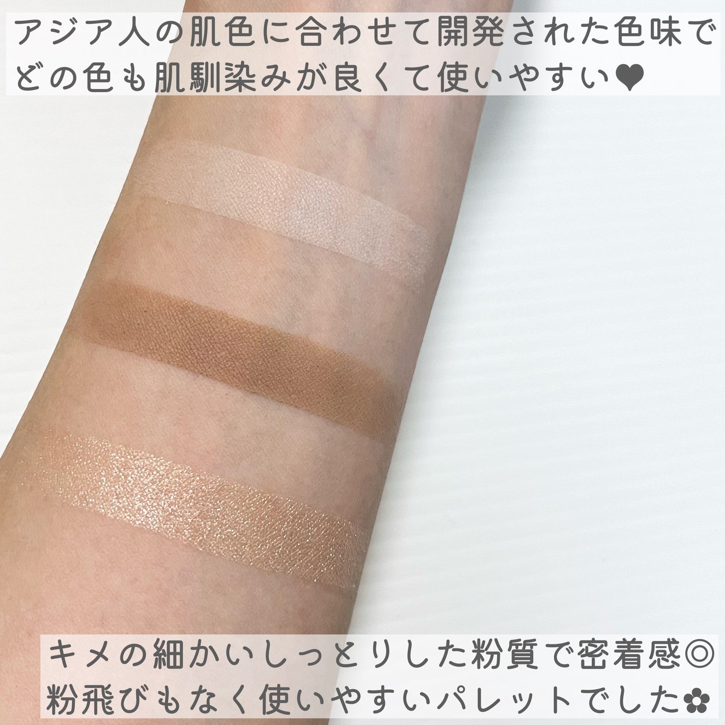 ハイライトシェーディングパレット/TIMAGE/パウダーハイライトを使ったクチコミ(6枚目)