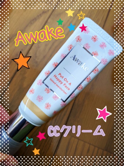 プットオンアハッピーフェイス ティンティド モイスチュアライザー/Awake/CCクリームを使ったクチコミ(1枚目)