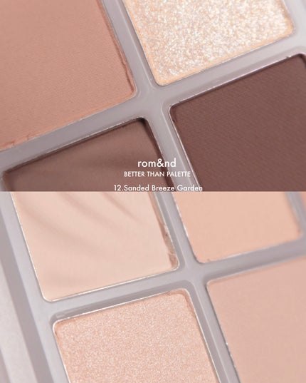 ベターザンパレット/rom&nd/アイシャドウパレットを使ったクチコミ(6枚目)